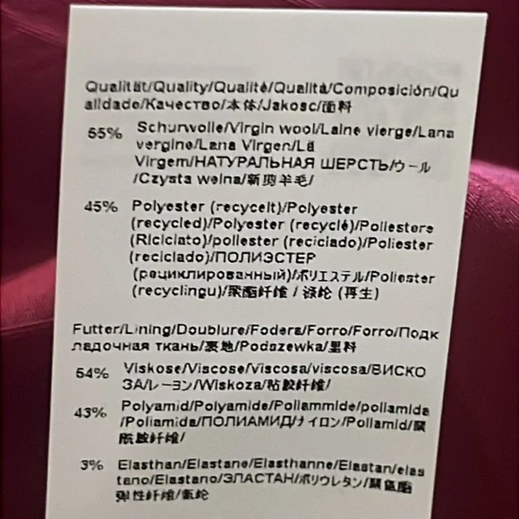 BOSS Hugo Boss “Joleara” Virgin Wool Blend Cropped Tuxedo Jacket - Picture 16 of 16